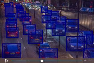 Video annotation of traffic congestion on the road